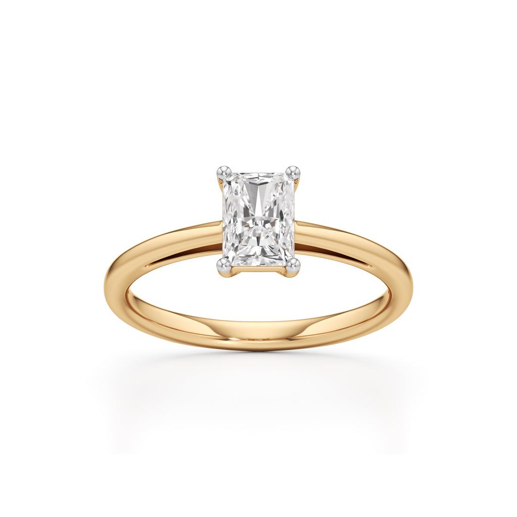Solira 0.75Ct Radiant Cut Solitaire Ring