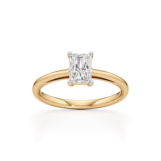 Solira 0.75Ct Radiant Cut Solitaire Ring