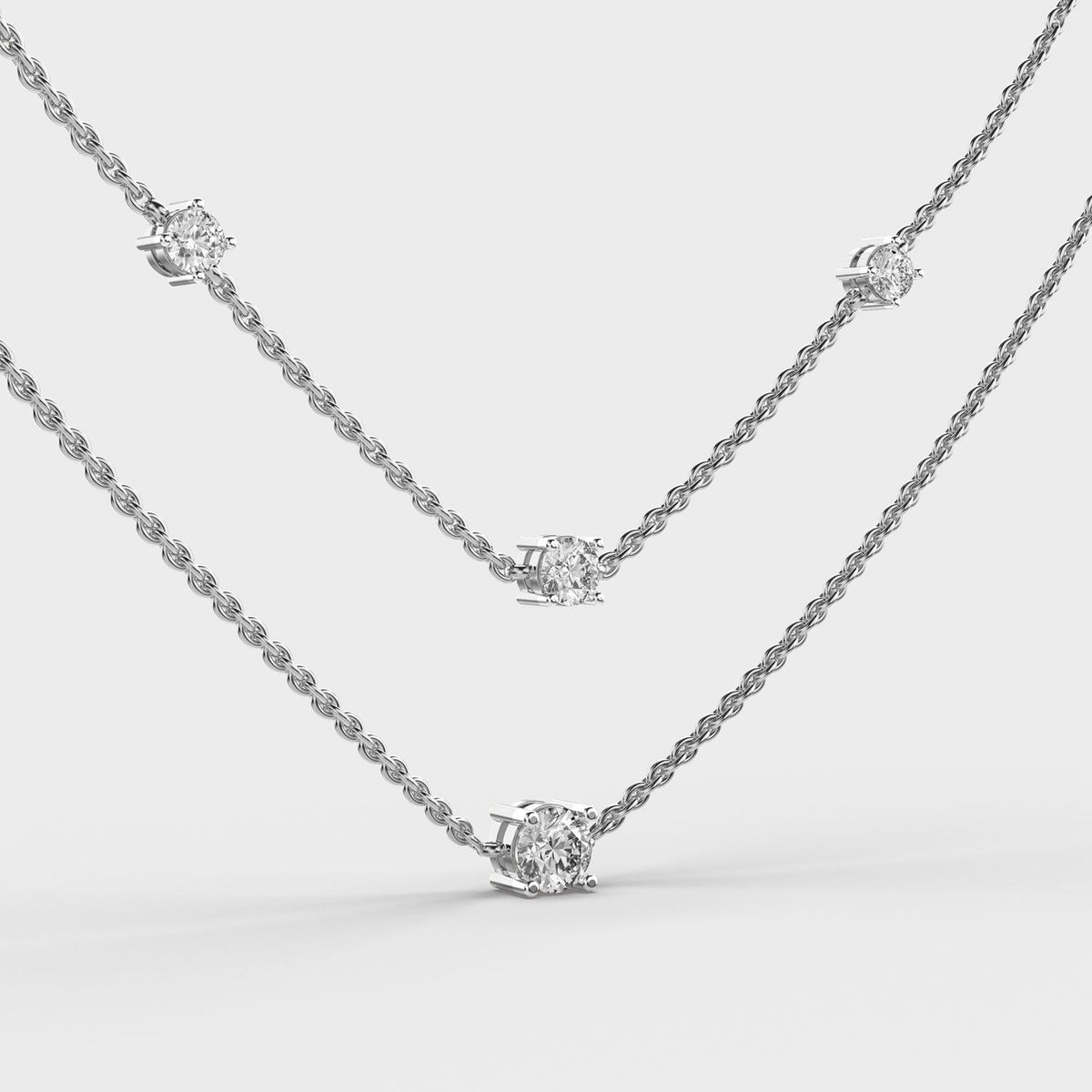 Lilibeth Amour Layered Diamond Necklace