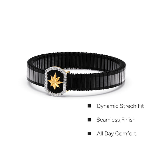 Stellar Halo Diamond Men's Bracelet