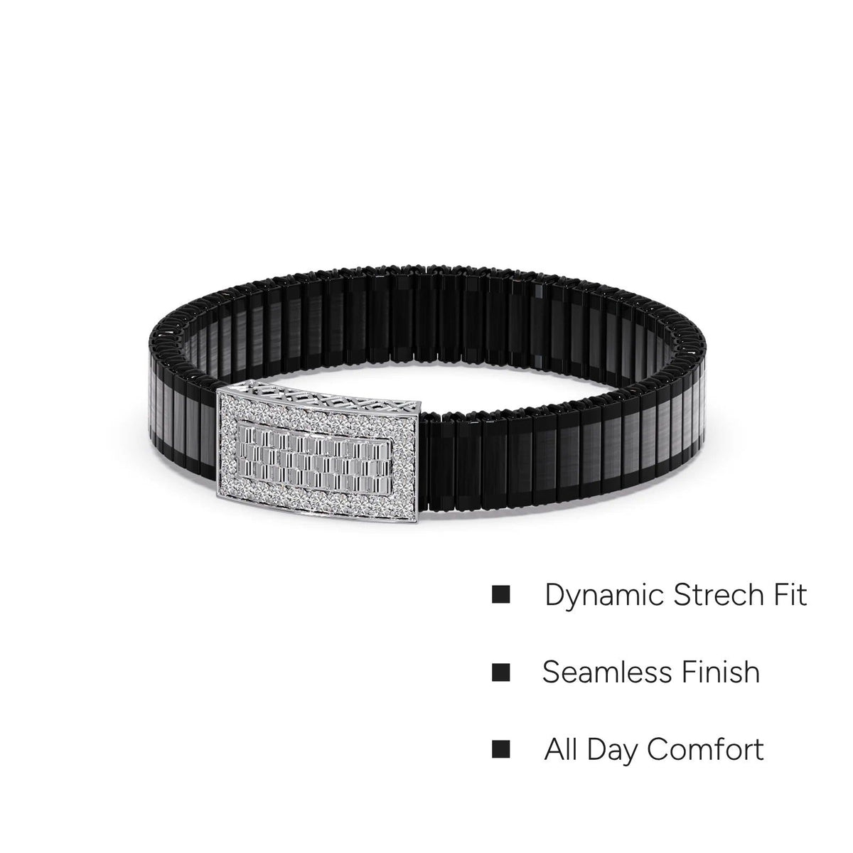 Strata Diamond Men's Bracelet
