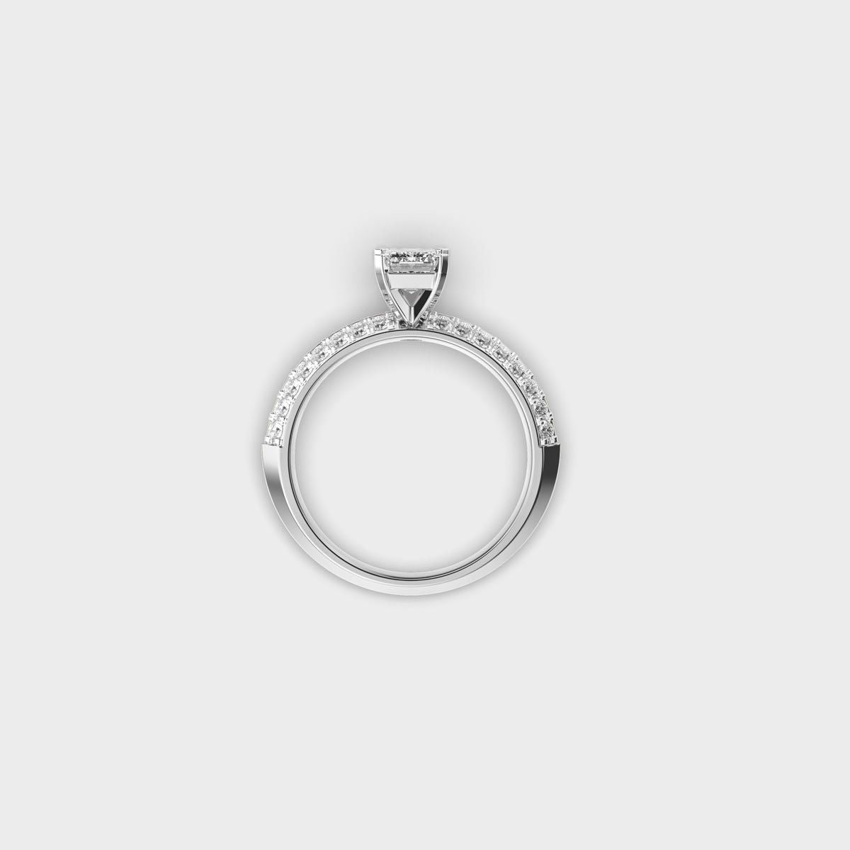 Emerald Essence Diamond Ring - View 15