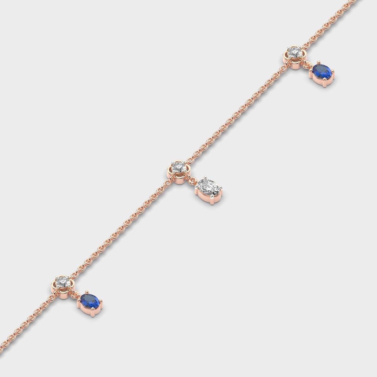 Stellar Dangler Diamond Bracelet