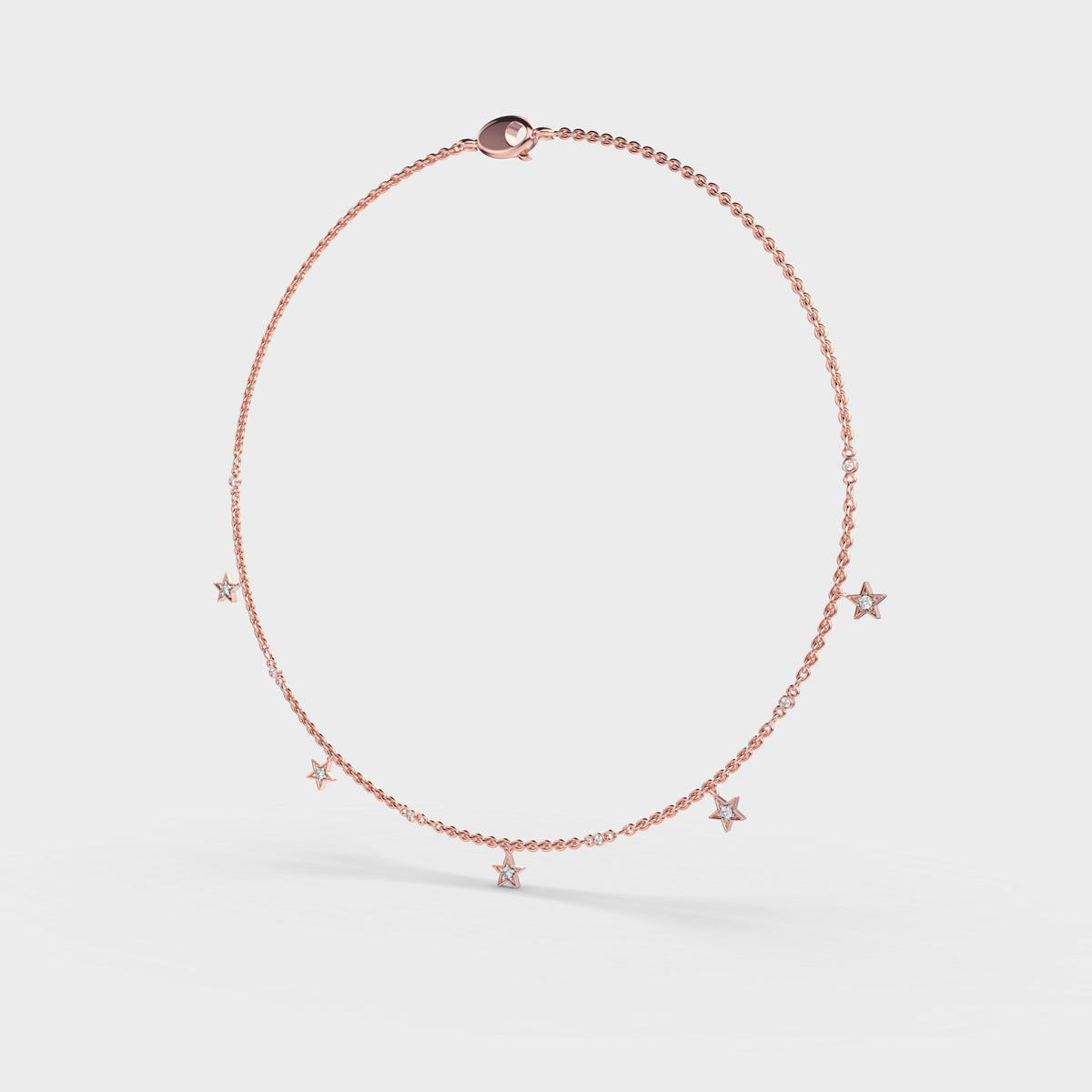 My Sweetheart Stars Diamond Necklace