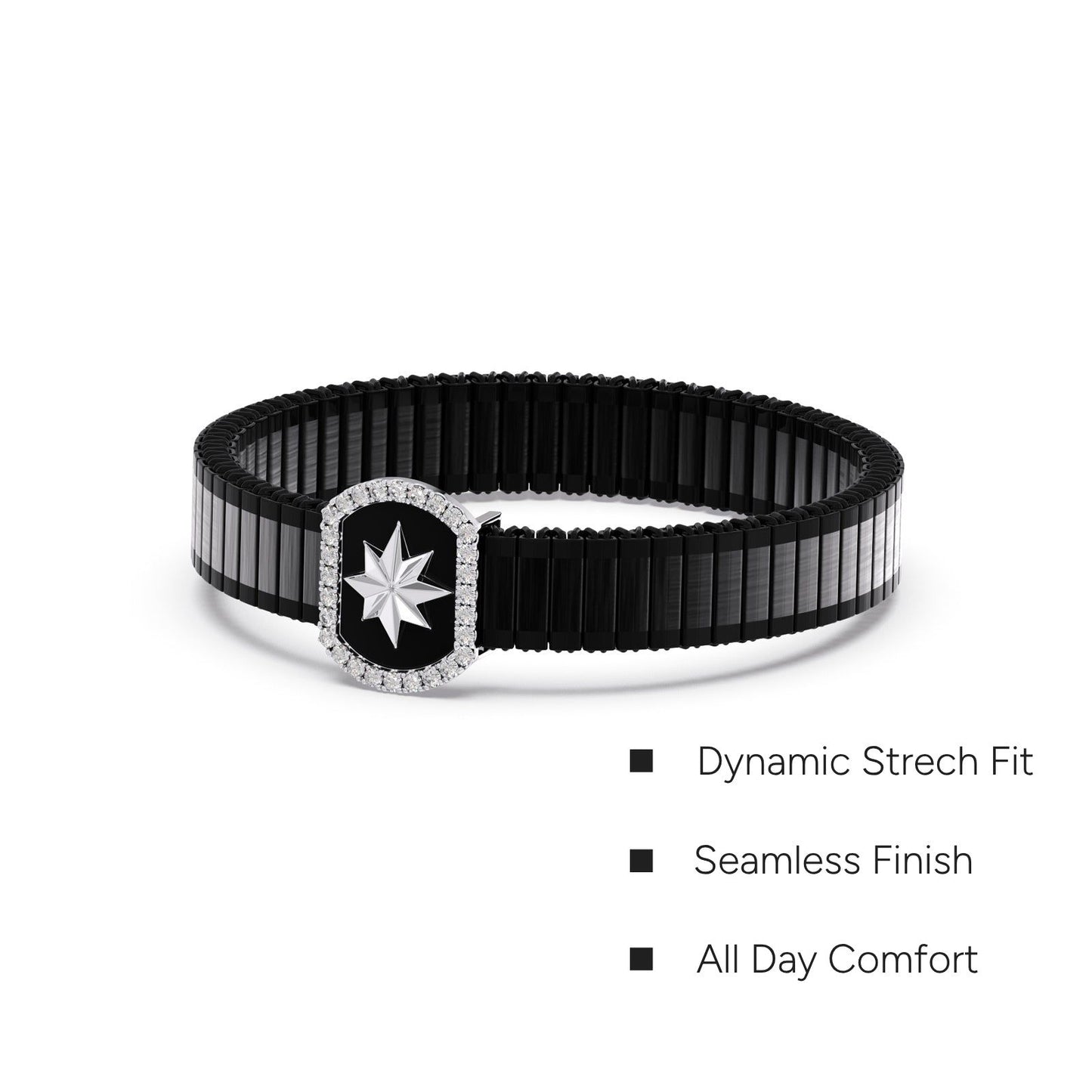 Stellar Halo Diamond Men's Bracelet