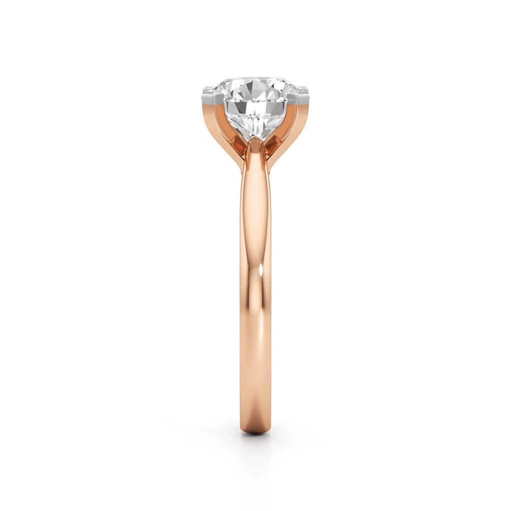 Solurelle 2Ct Round Cut Solitaire Ring