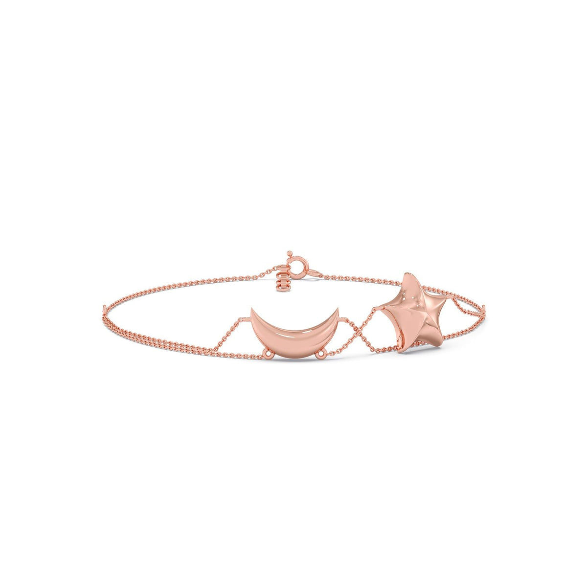 Midnight Celestial Plain Gold Bracelet
