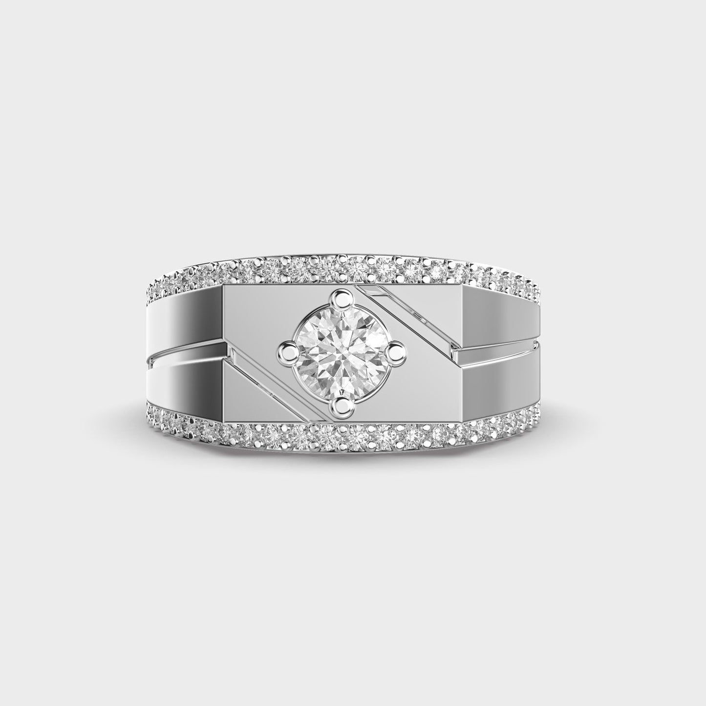 Majestic Crest Diamond Ring - View 6