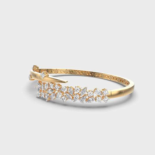 Caught In Vine Diamond Bracelet