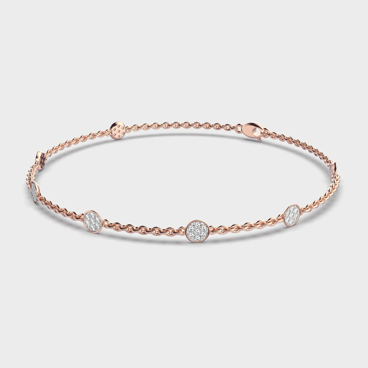 Refined Verge Diamond Bracelet