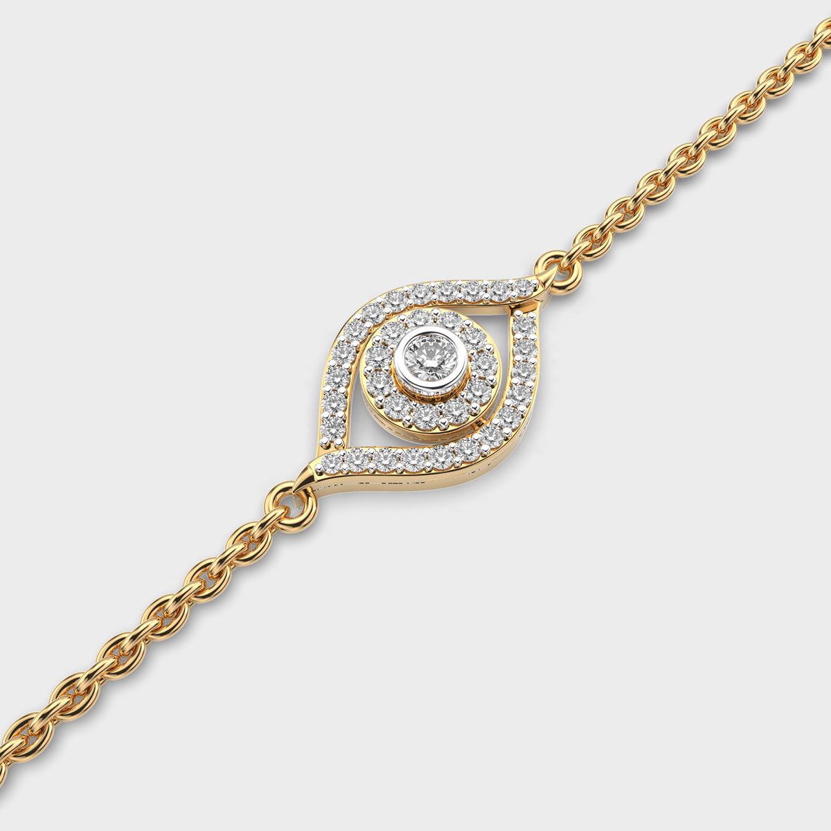 All Seeing Eye Diamond Bracelet