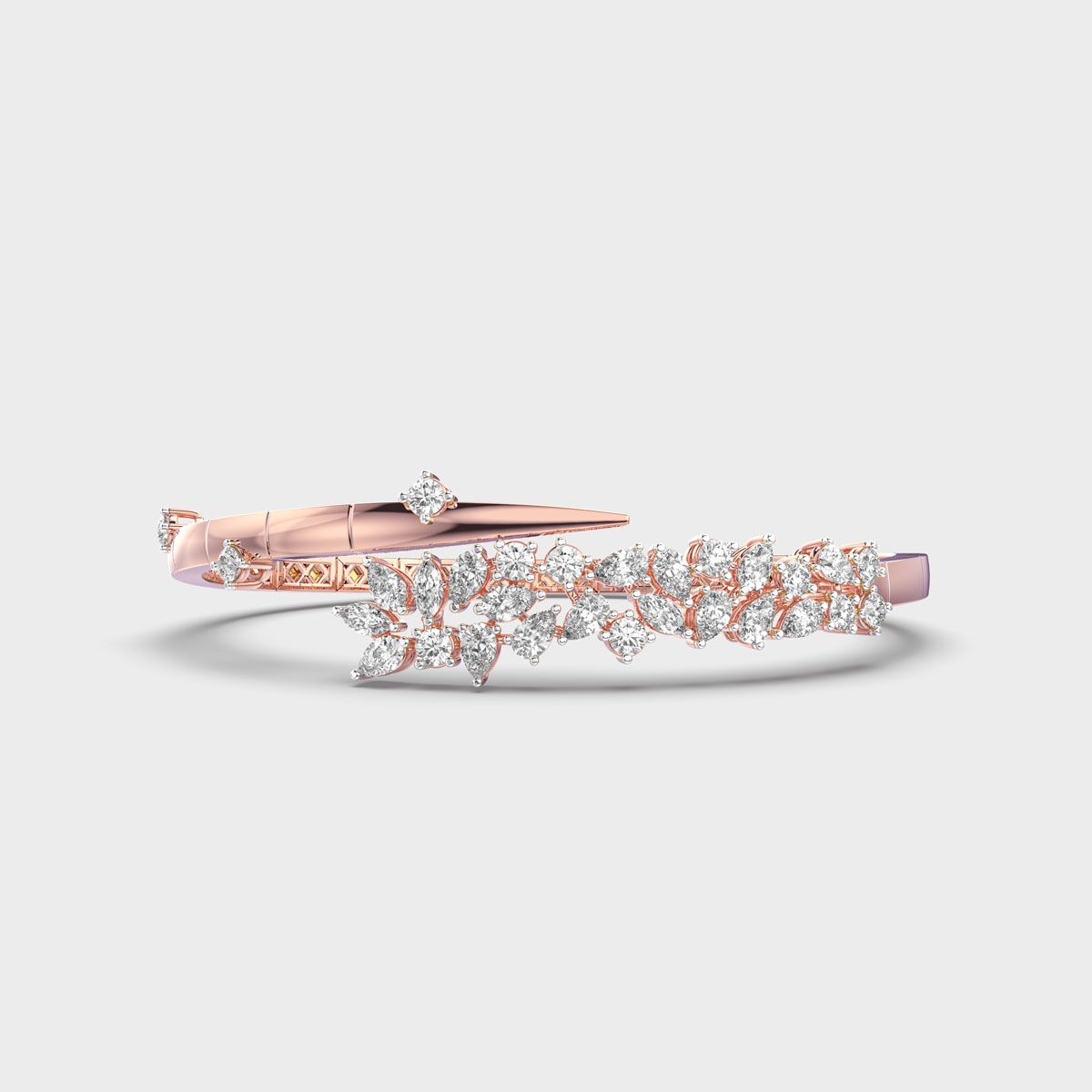 Caught In Vine Diamond Bracelet