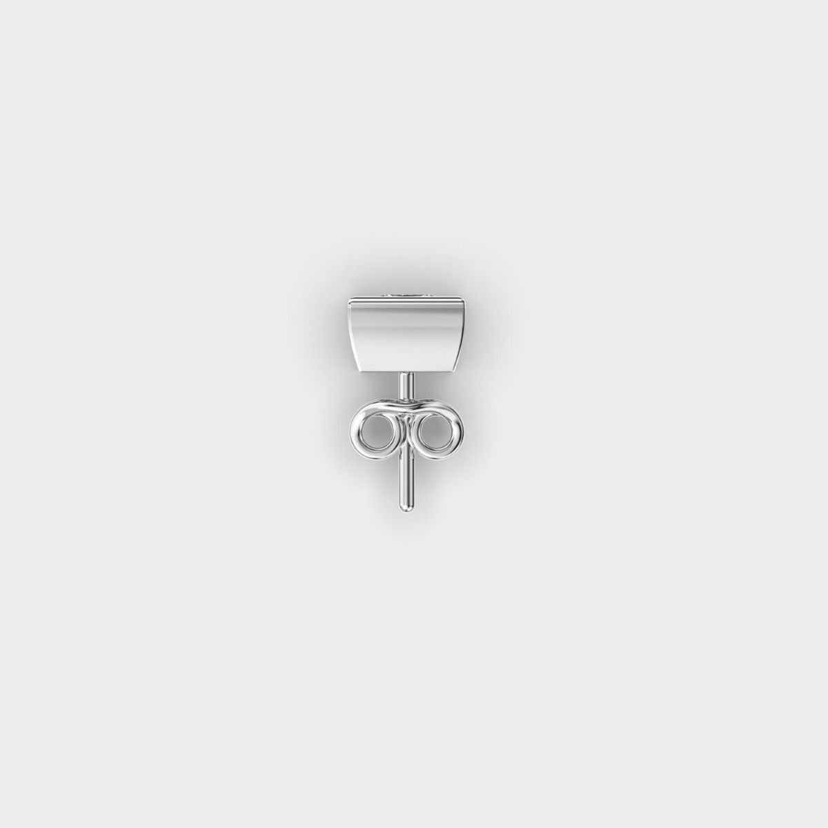 Cornerstone Square Diamond Stud for Men