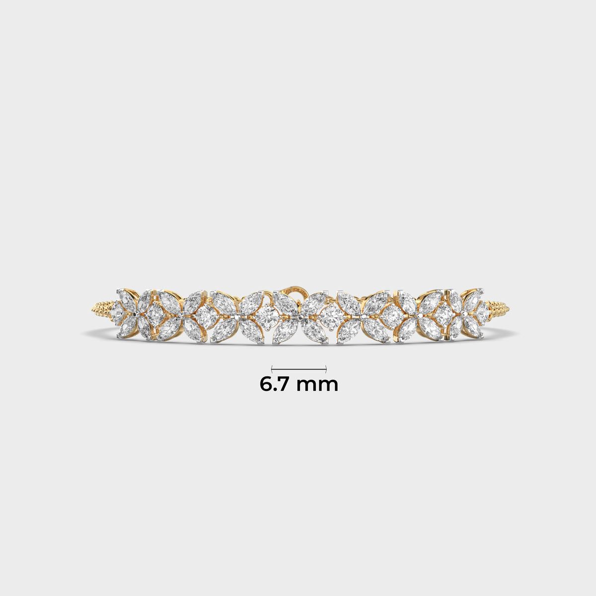 Mixed-Cut Marvel Diamond Bracelet