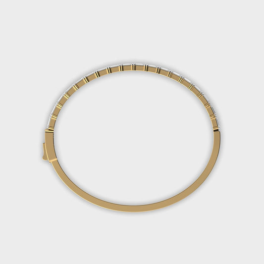 Graceful Alignment Diamond Bracelet