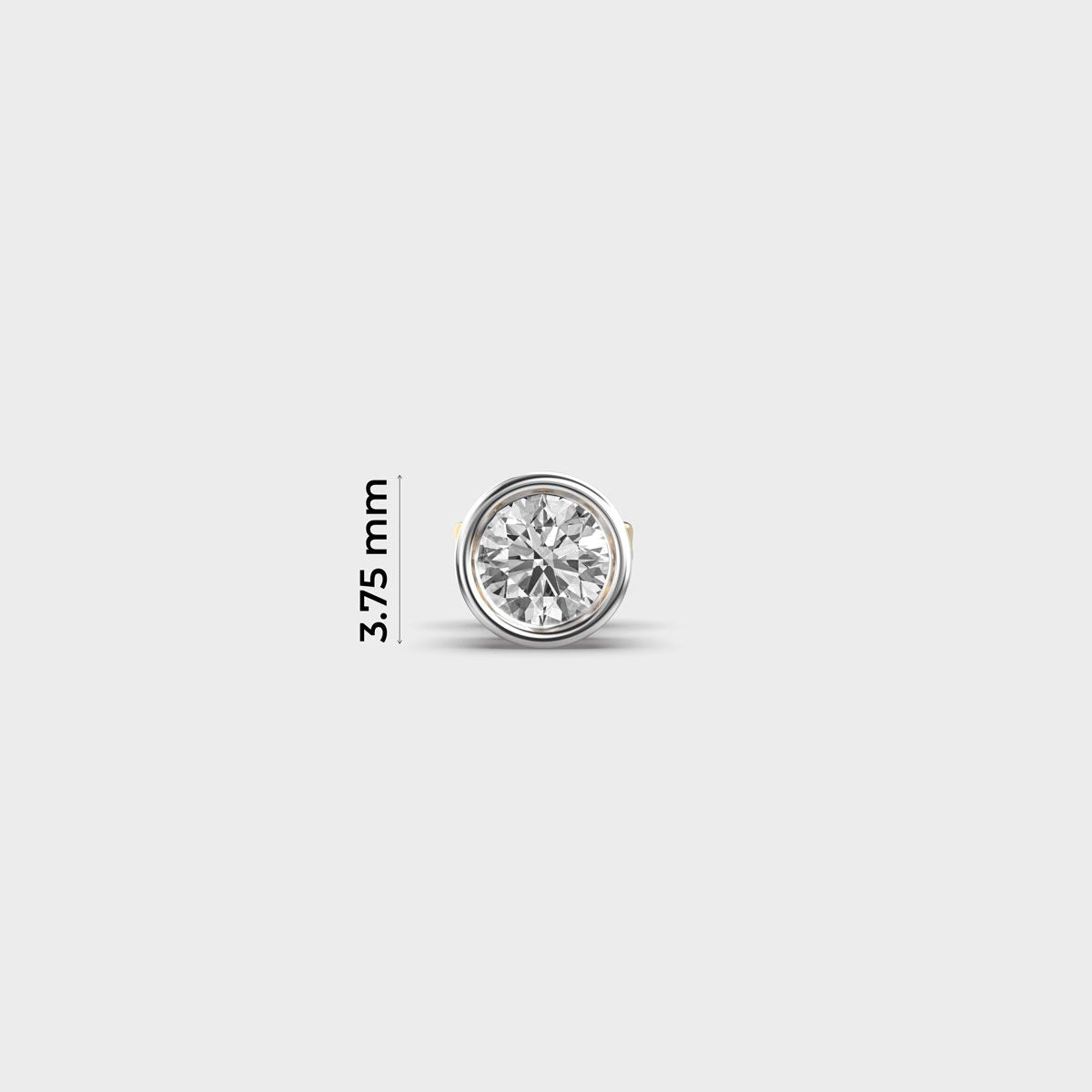 Royal Appeal Round Diamond Studs For Men