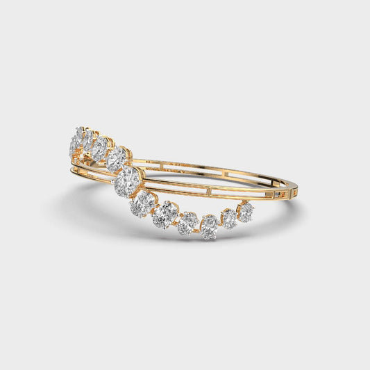 Pretty Twist Diamond Bracelet