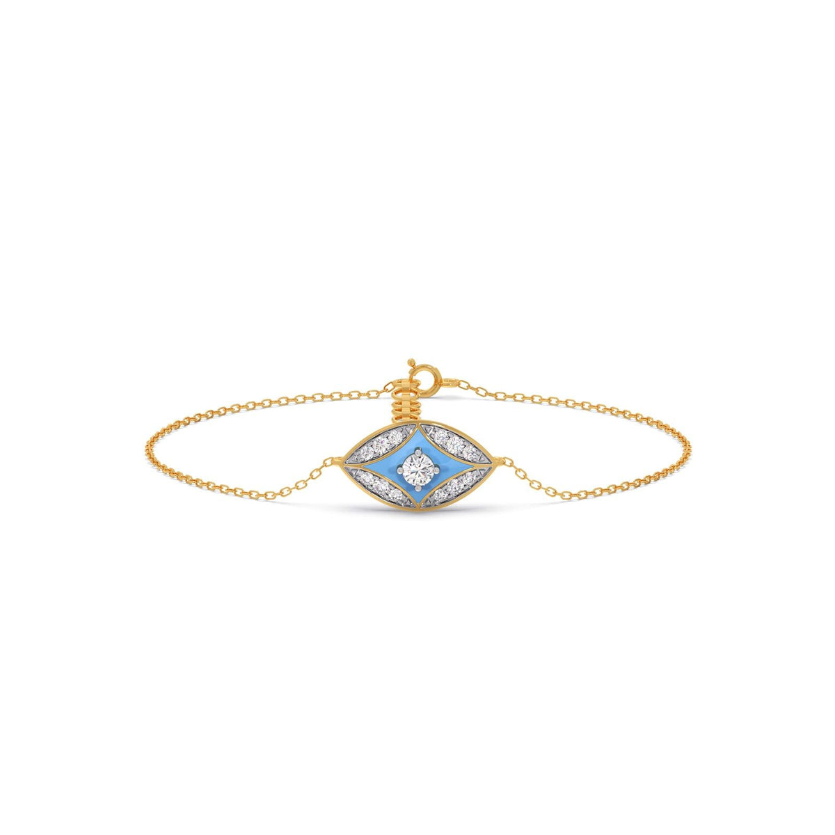 Cotton Candy Skyline Diamond Bracelet