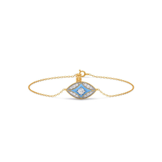Cotton Candy Skyline Diamond Bracelet