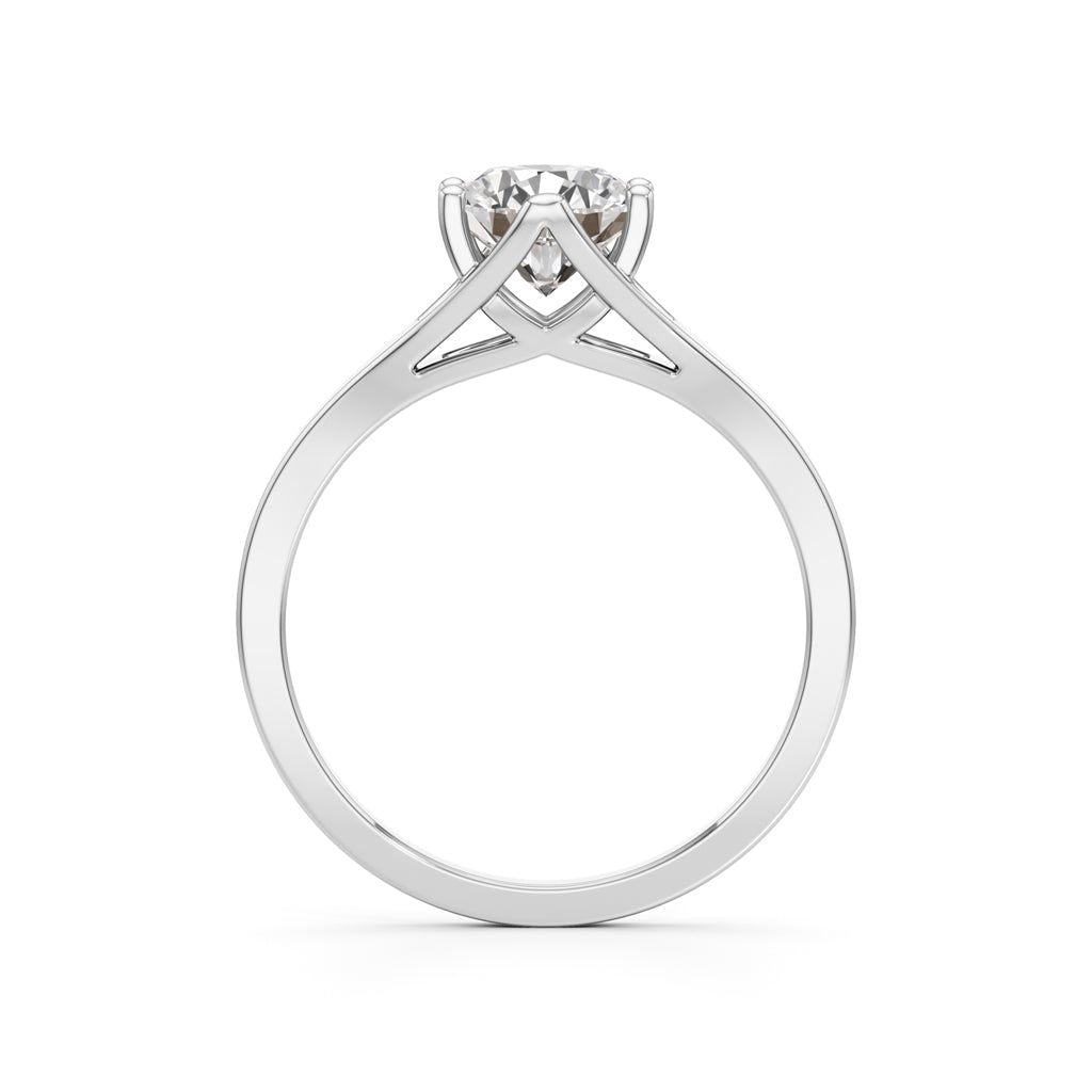 Celestia Solitaire Grace Ring