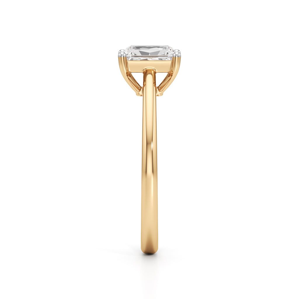 Solira 0.75Ct Radiant Cut Solitaire Ring