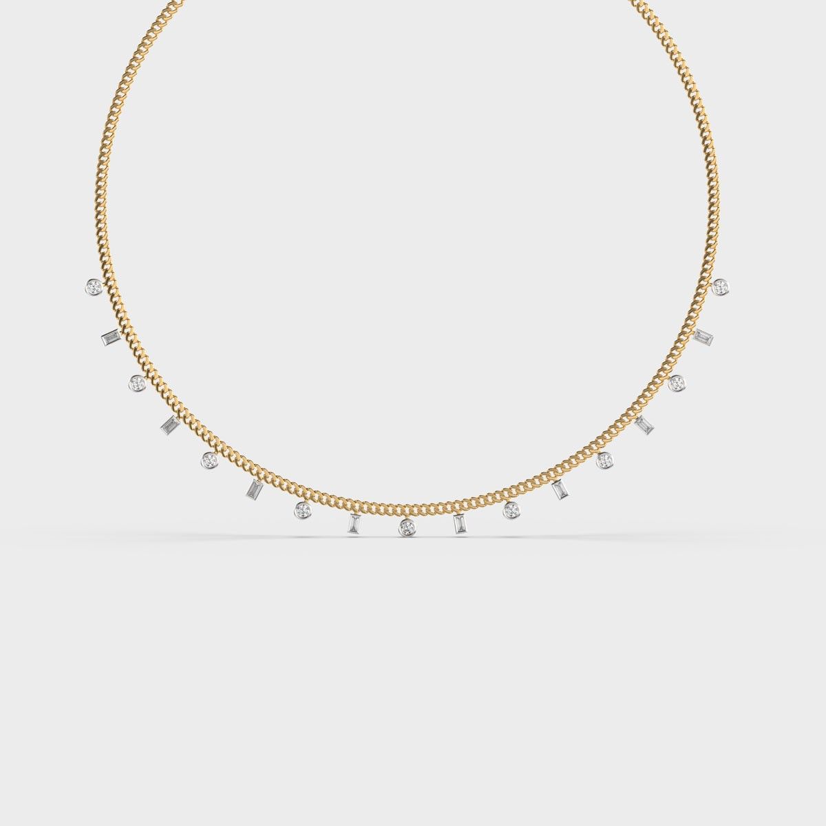 Minimal Elise Diamond Necklace
