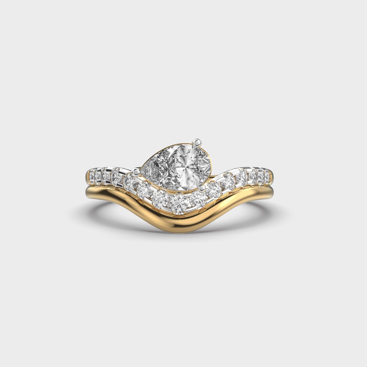 Modern Solitaire Vanki Diamond Ring - View 1