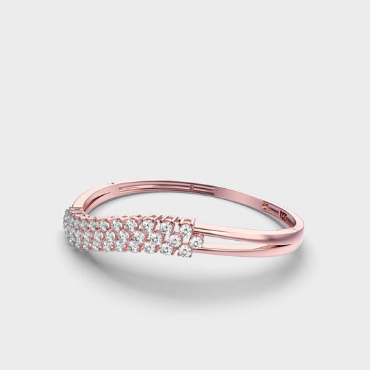Wave of Infinity Diamond Bracelet