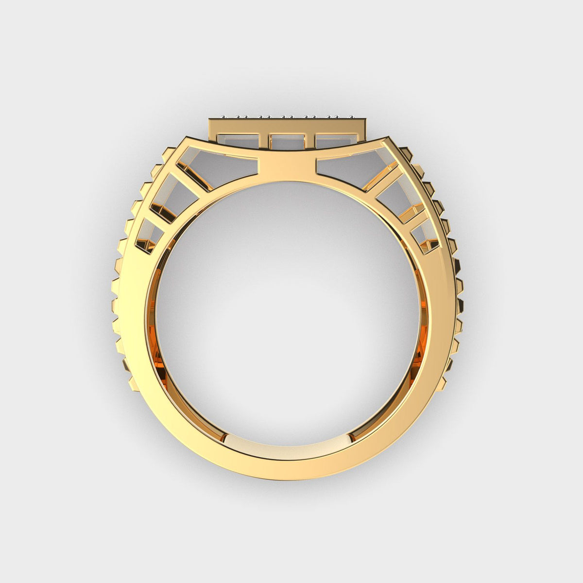 Crowned Hero Diamond Ring For Men - View 13