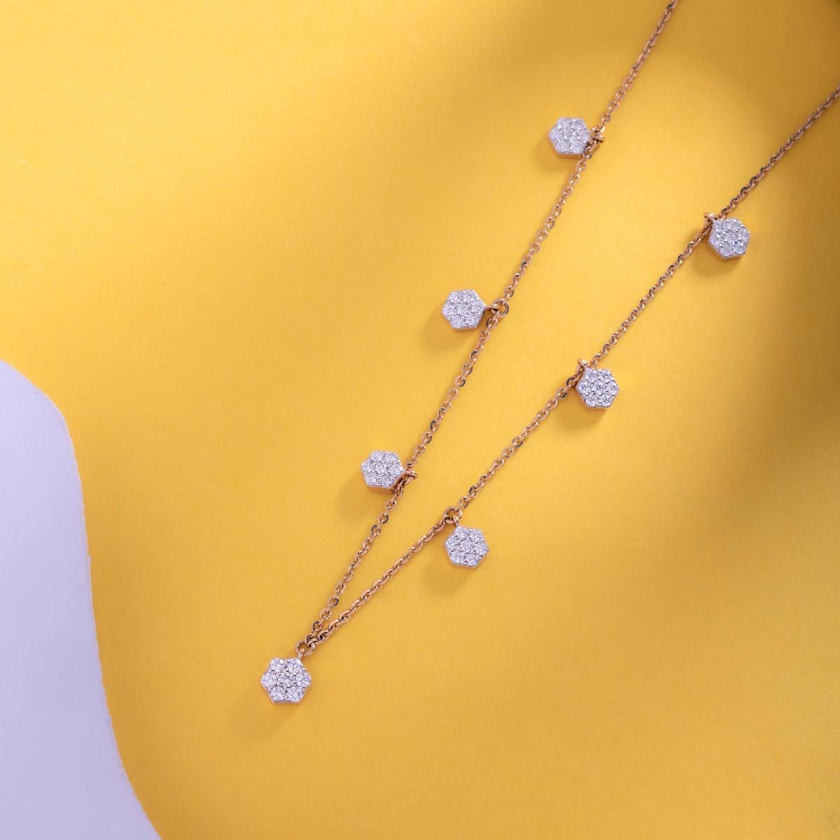 Tears Of The Moon Diamond Necklace