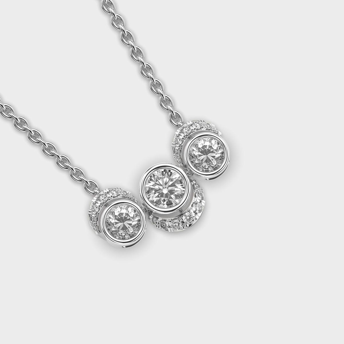 Heaven of Stars Diamond Necklace