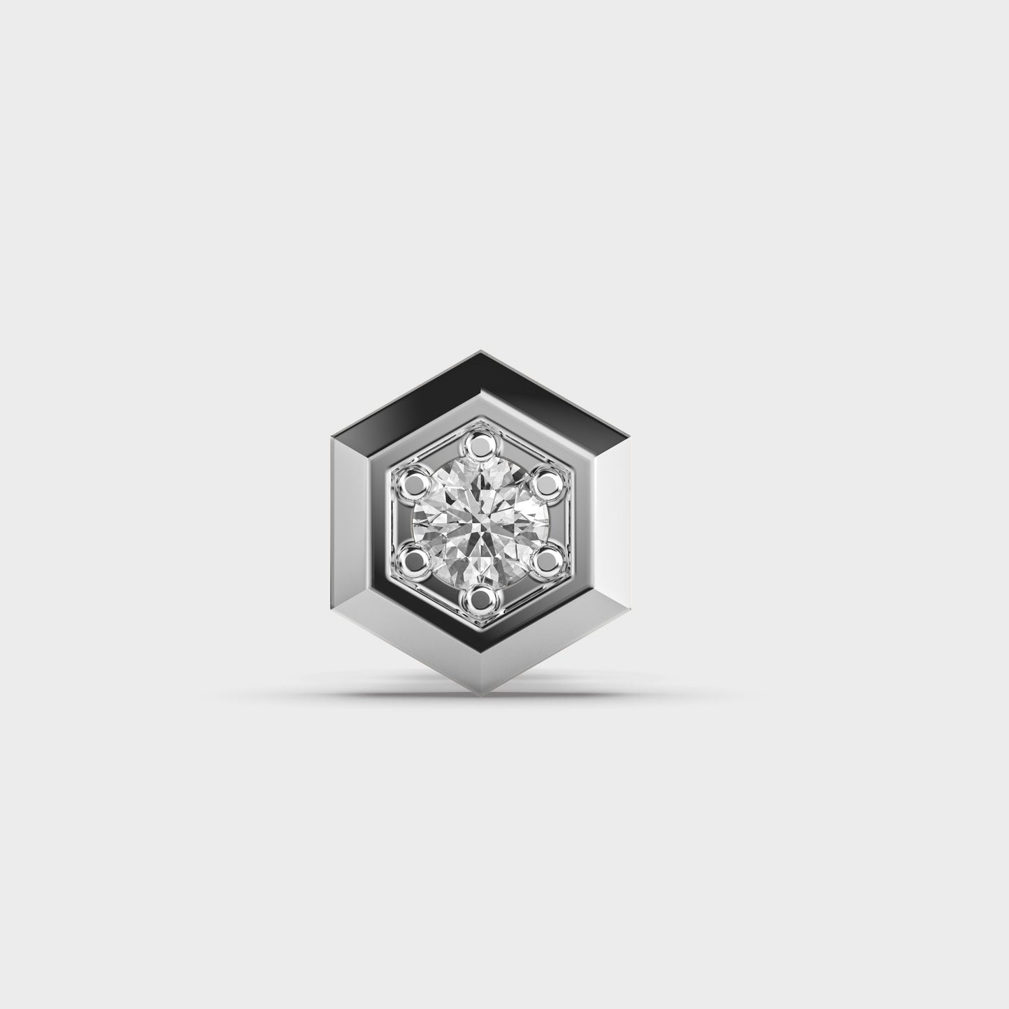 Penta Love Men Diamond Stud For Men