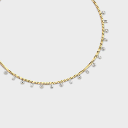 Minimal Elise Diamond Necklace