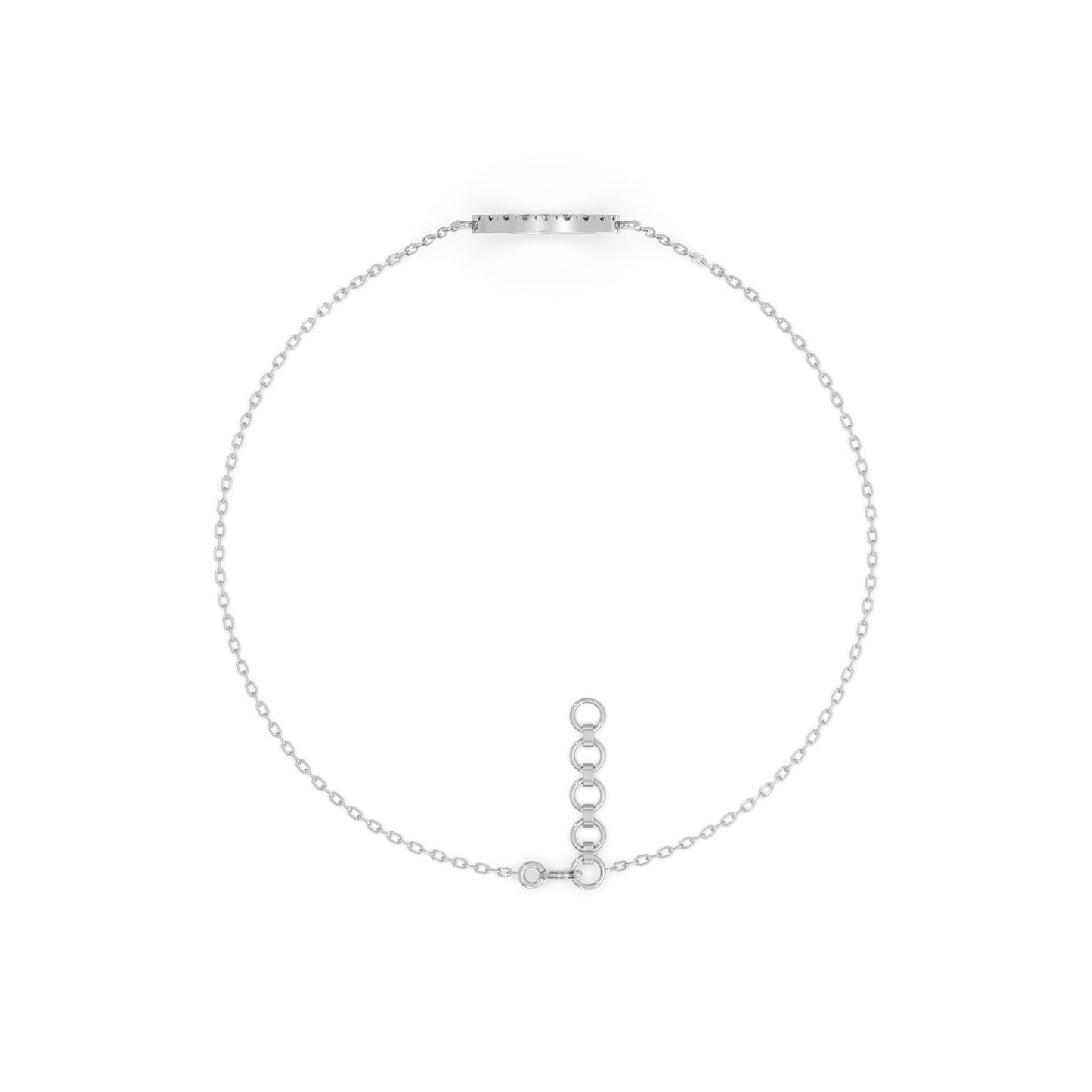 Sparkle Circle Chain Bracelet