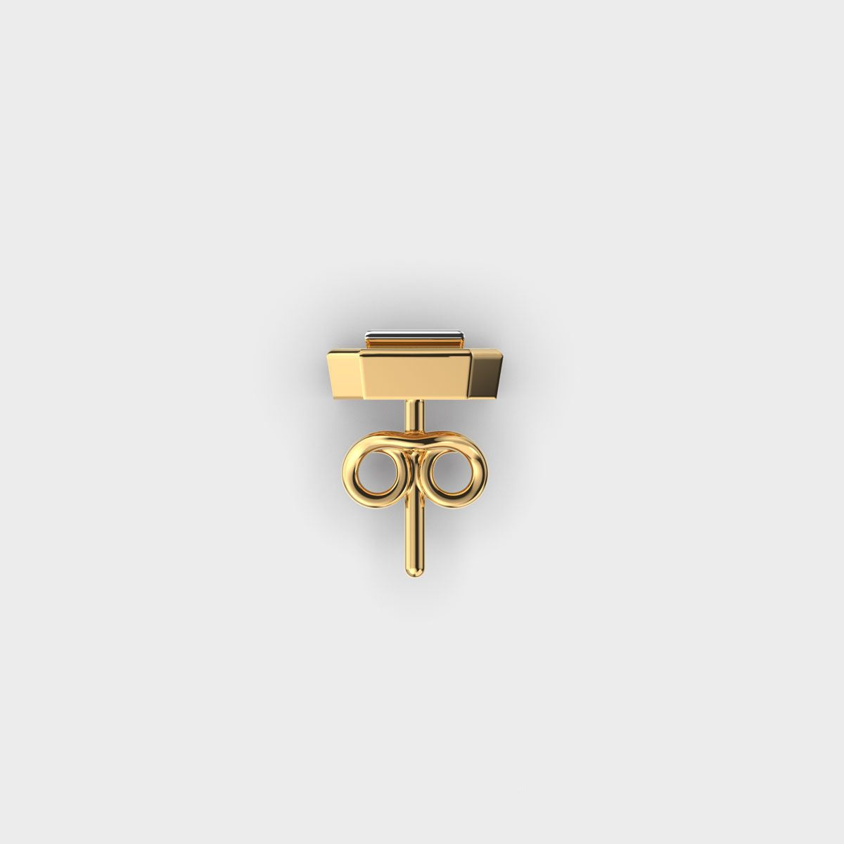 Dazzling Octagonal Princess Cut Diamond Stud For Men