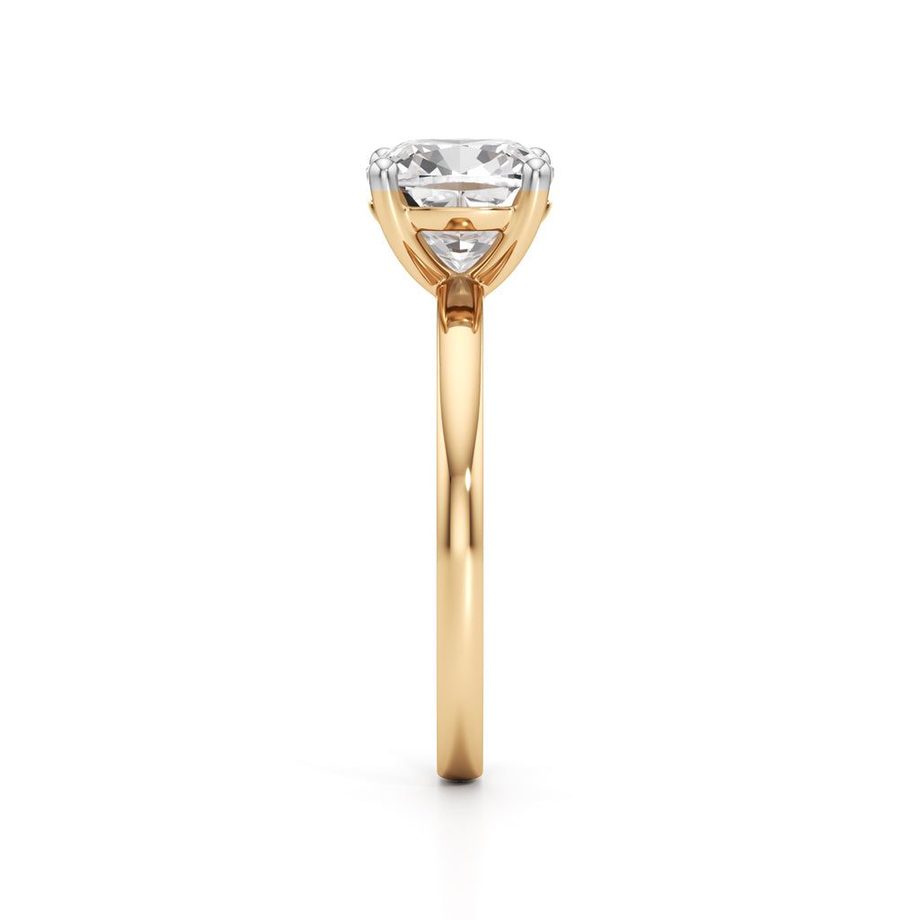 Eterna Cushion Solitaire Ring