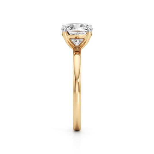 Eterna Cushion Solitaire Ring