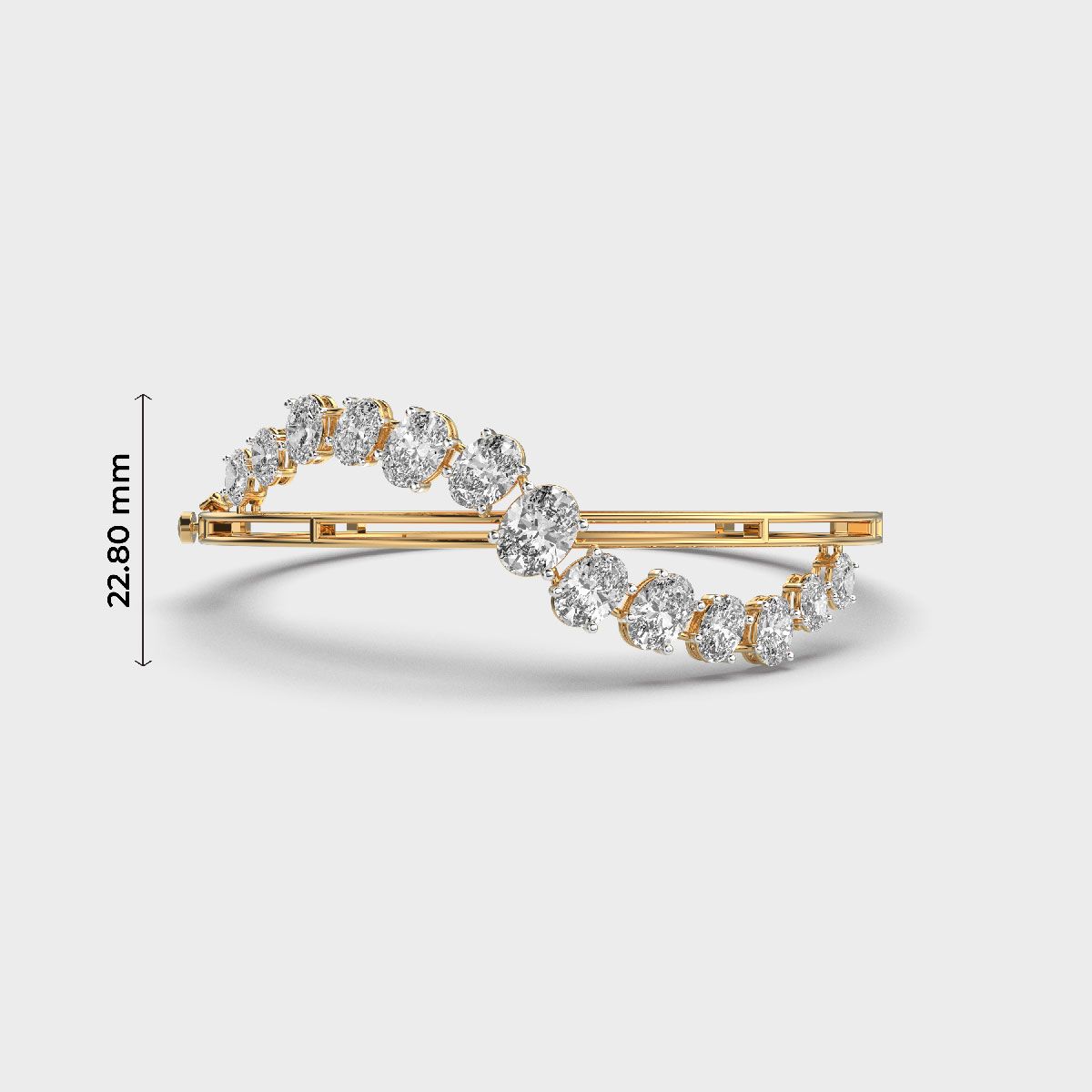 Pretty Twist Diamond Bracelet