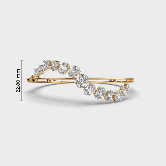 Pretty Twist Diamond Bracelet