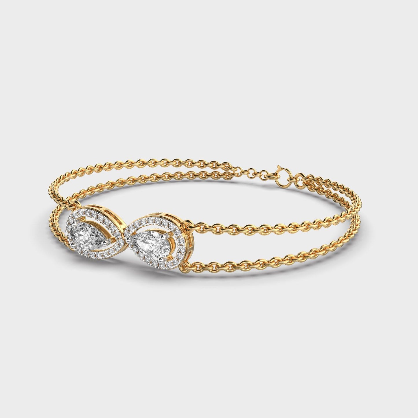 Dual Pear Eternal Diamond Bracelet Bracelet