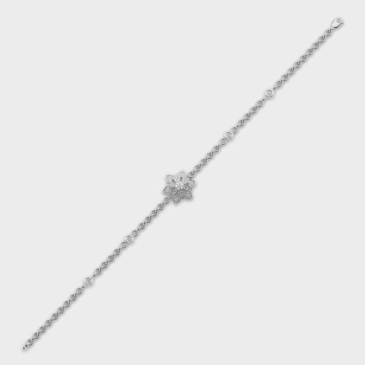 Petal Star Blossom Diamond Bracelet