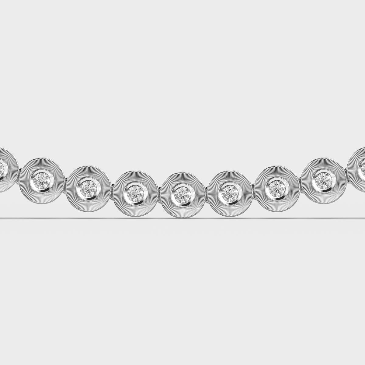 Dainty Interlocked Diamond Necklace