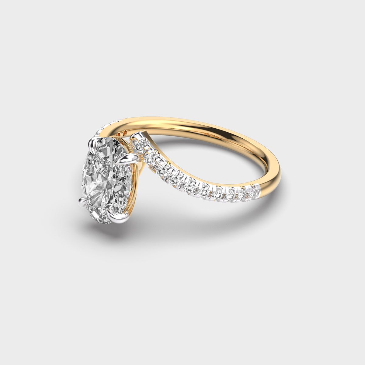 Love In Paris Diamond Ring - View 3