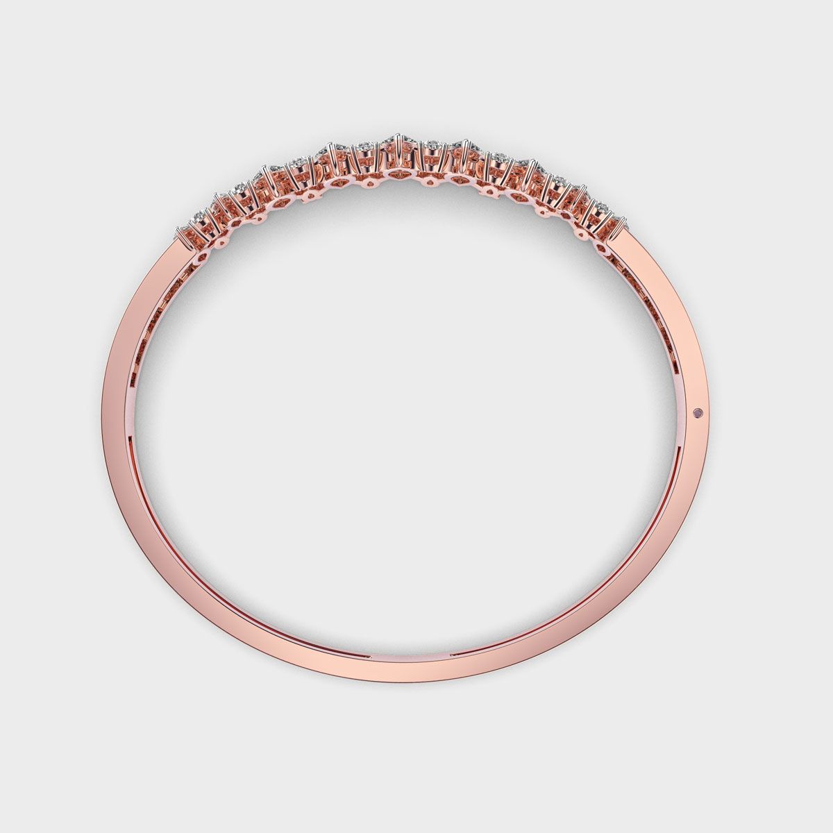 Stunning English Princess Diamond Bracelet