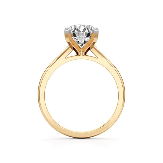 Solurelle 2Ct Round Cut Solitaire Ring