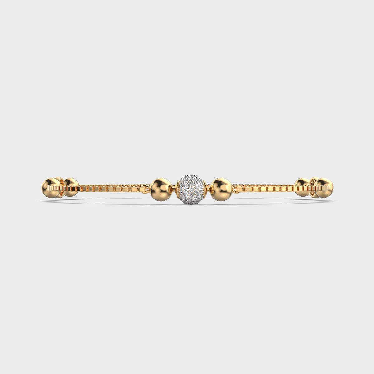 Golden Beaded Bracelet