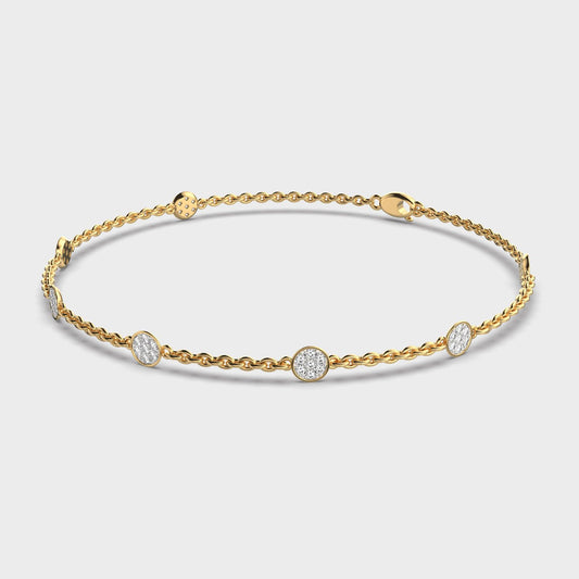 Refined Verge Diamond Bracelet