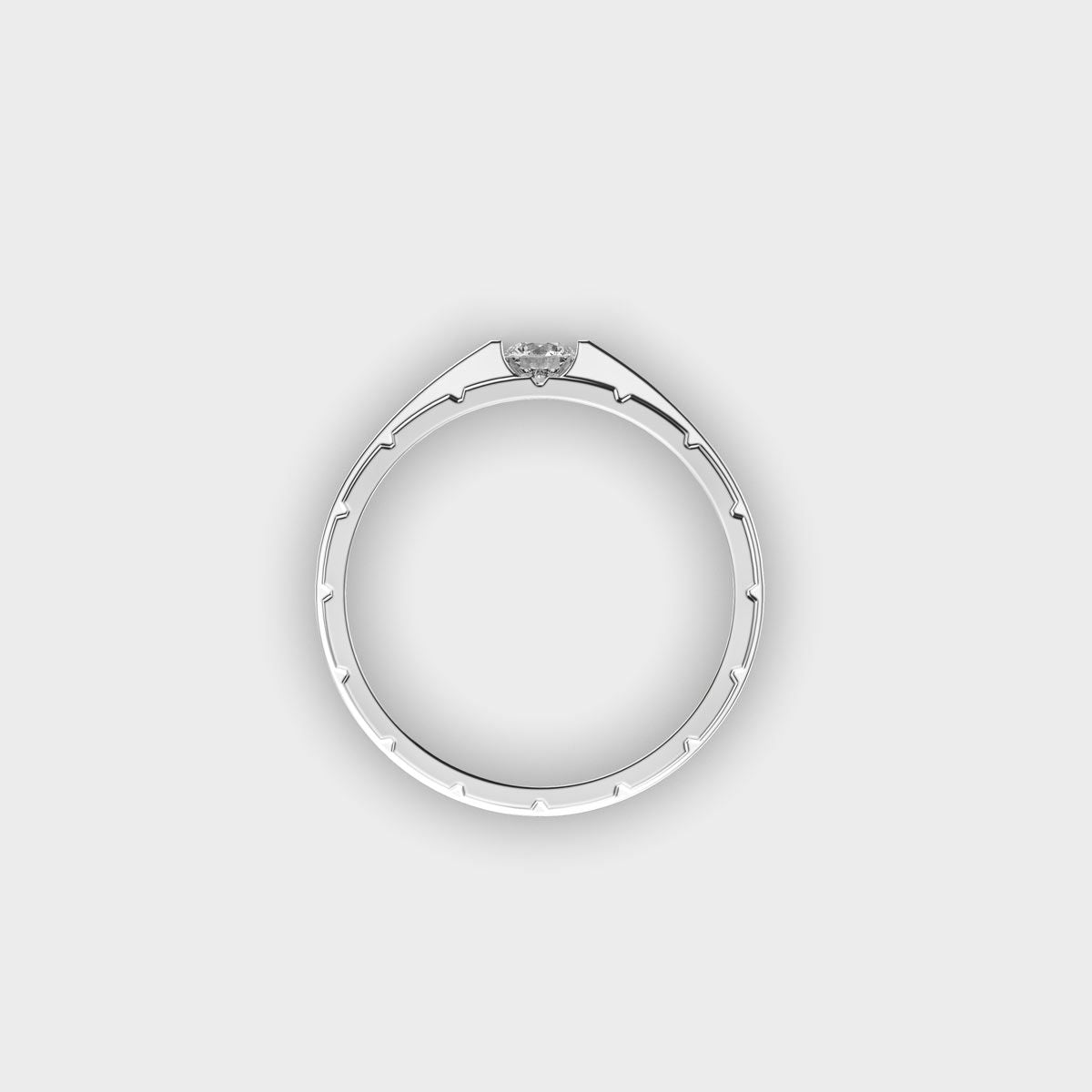 Twin Tone Luxe Diamond Band for Men - View 9