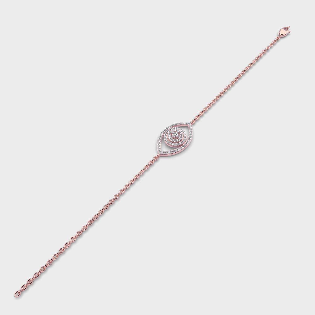 Classic Evil Eye Diamond Bracelet