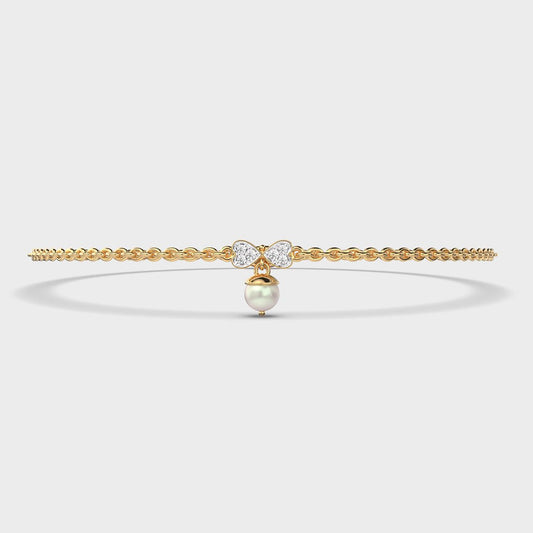 Sleek Horizon Diamond Bracelet